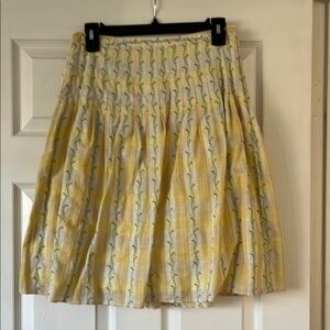 RARE. Vintage Free People Spring Patterned Skirt (size 0 But also Fits Size 2)